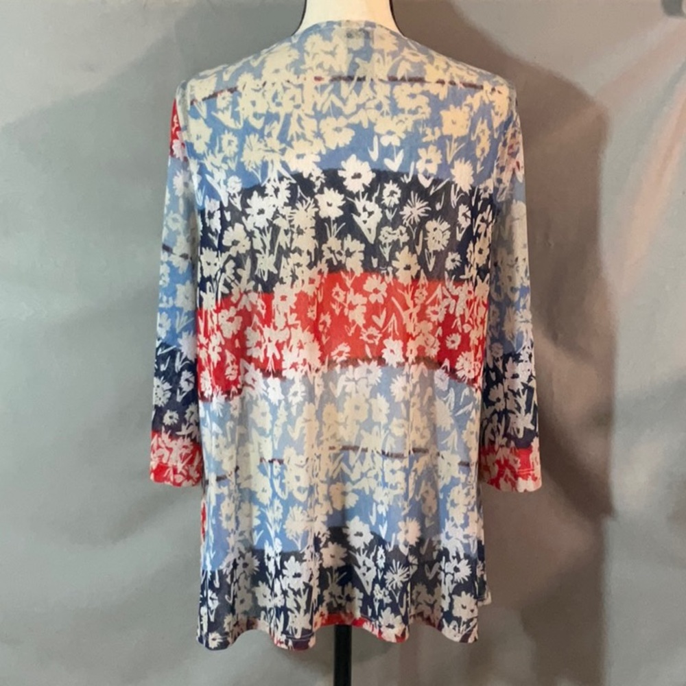 Multiples Sheer Open Front Cardigan - image 4